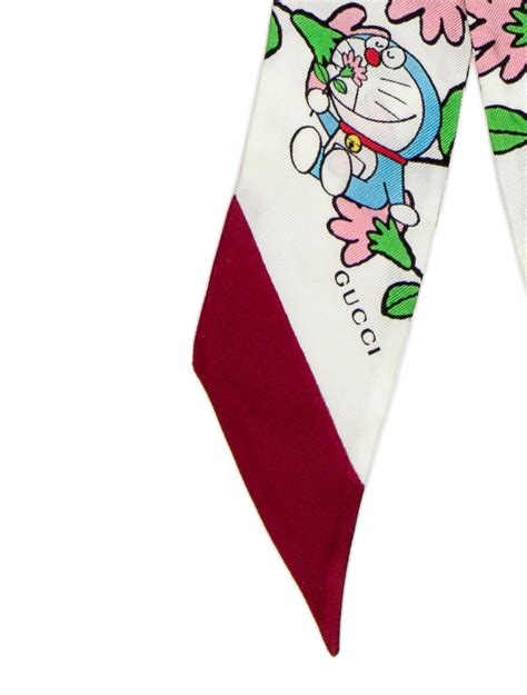 Silk scarf Doraemon x Gucci Multicolour in Silk 